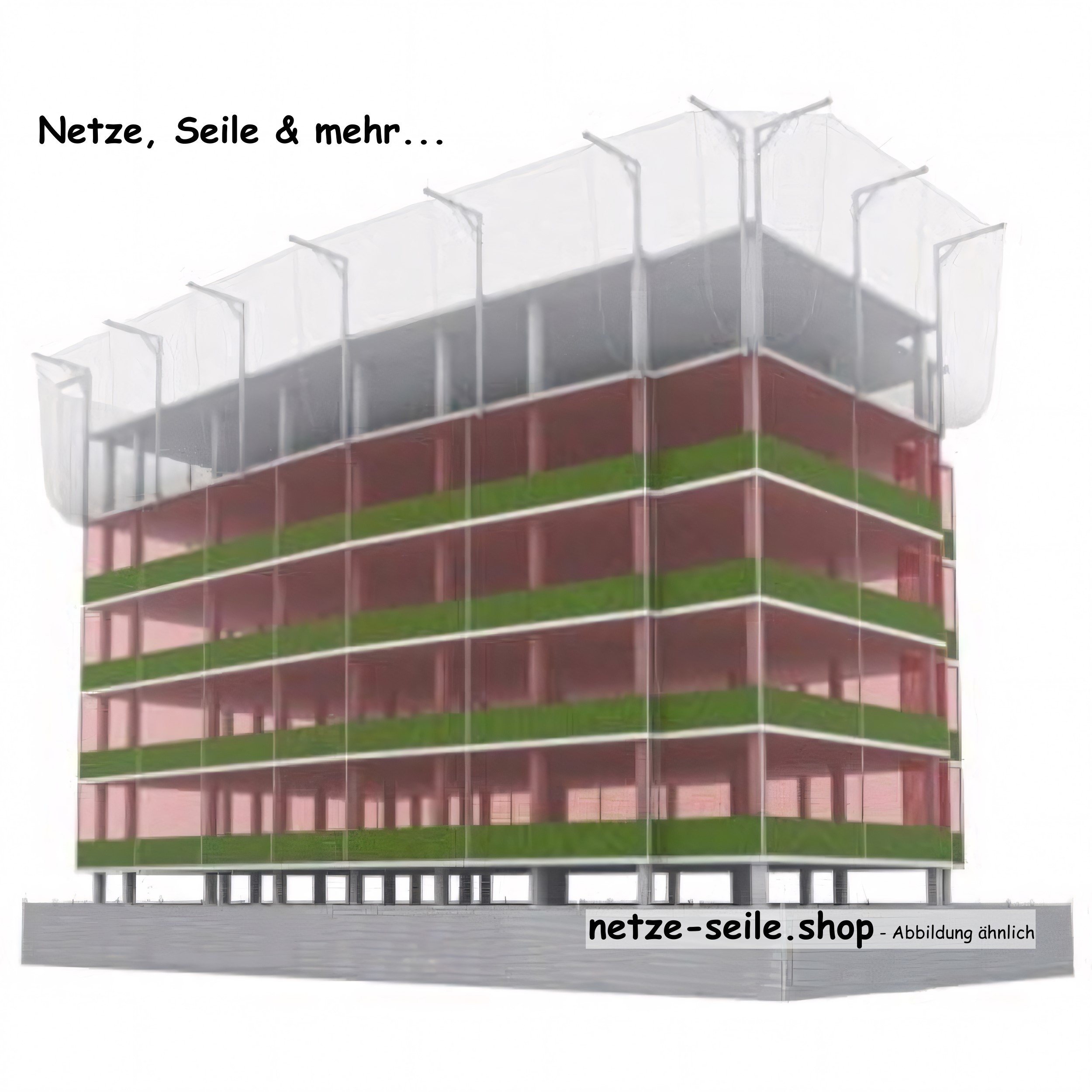 Gerüstschutznetz Typ U Ø 5mm Garnstärke, # 100 mm...