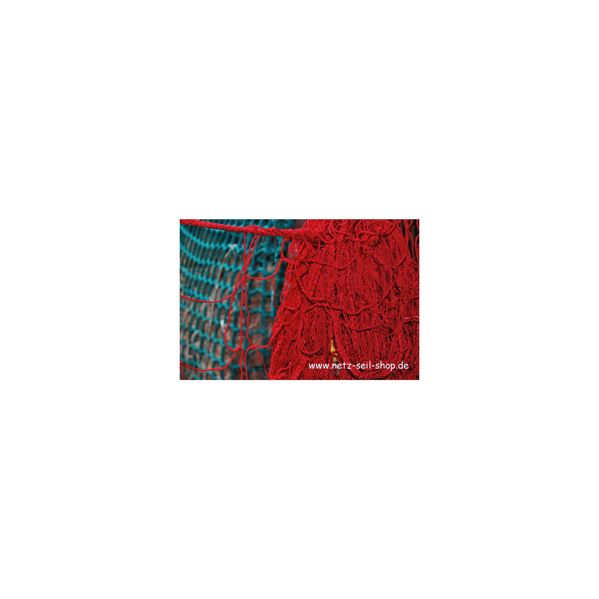 Nylonnetz, 100mm Masche, 0,90 x 19,00m, Farbe rot